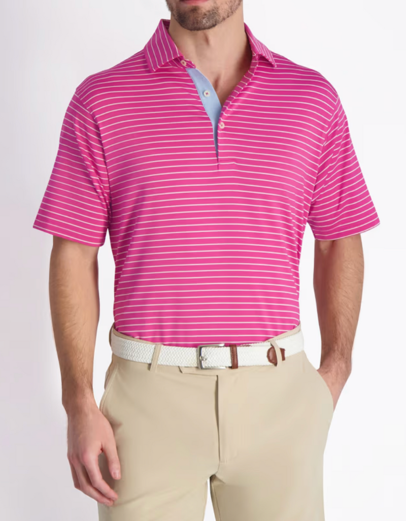 Fairway & Greene: Men's Michael Stripe Polo