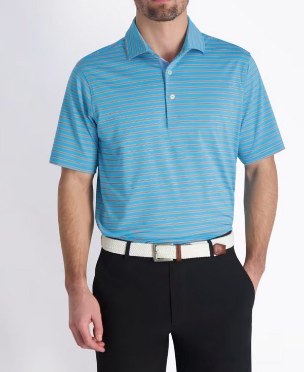 Fairway & Greene: Men's Daniel Stripe Polo