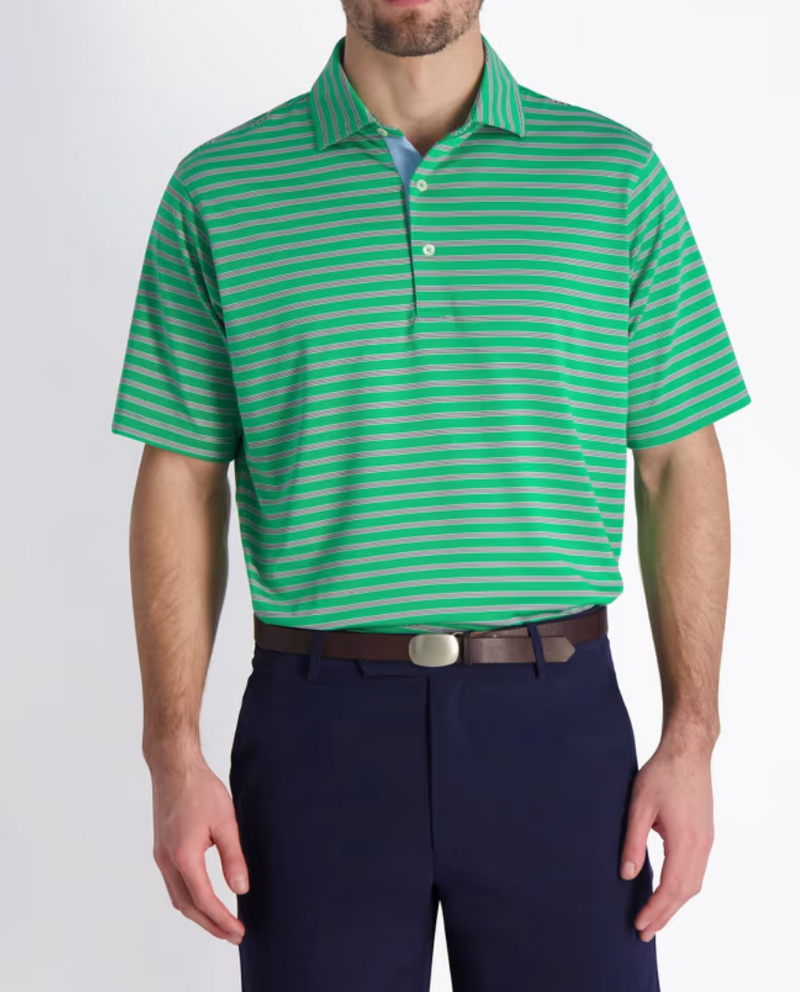 Fairway & Greene: Men's Daniel Stripe Polo