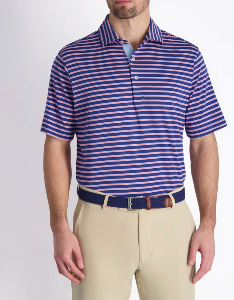 Fairway & Greene: Men's Daniel Stripe Polo