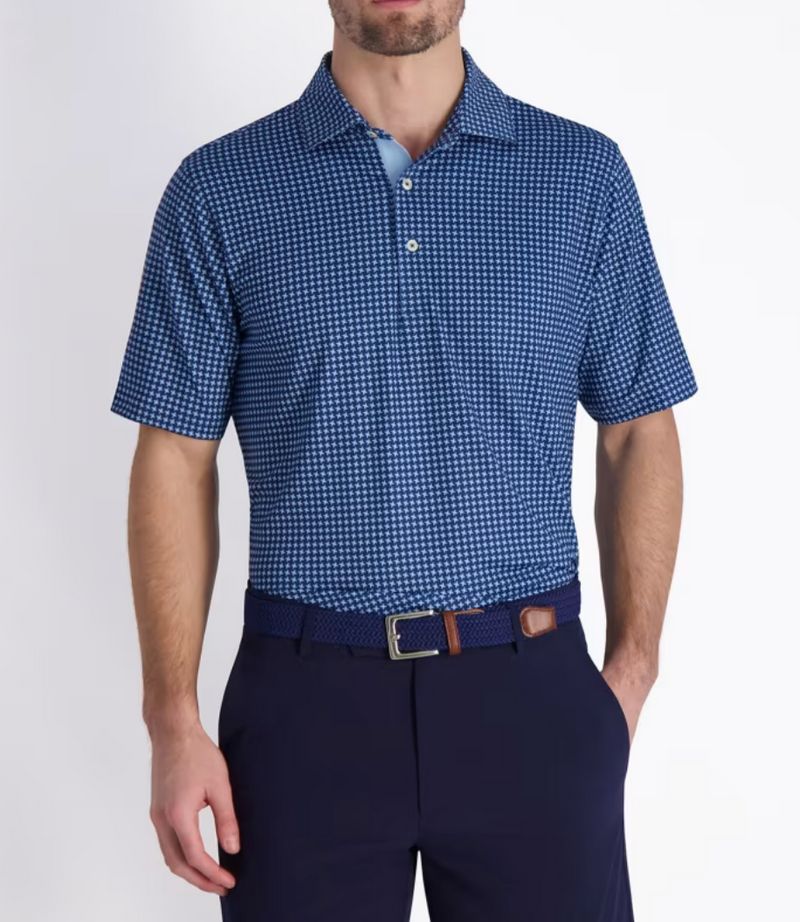 Fairway & Greene: Men's Bellinger Print Polo