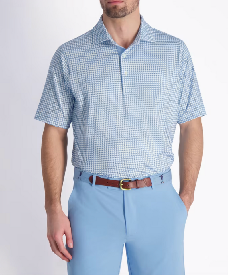 Fairway & Greene: Men's Bellinger Print Polo