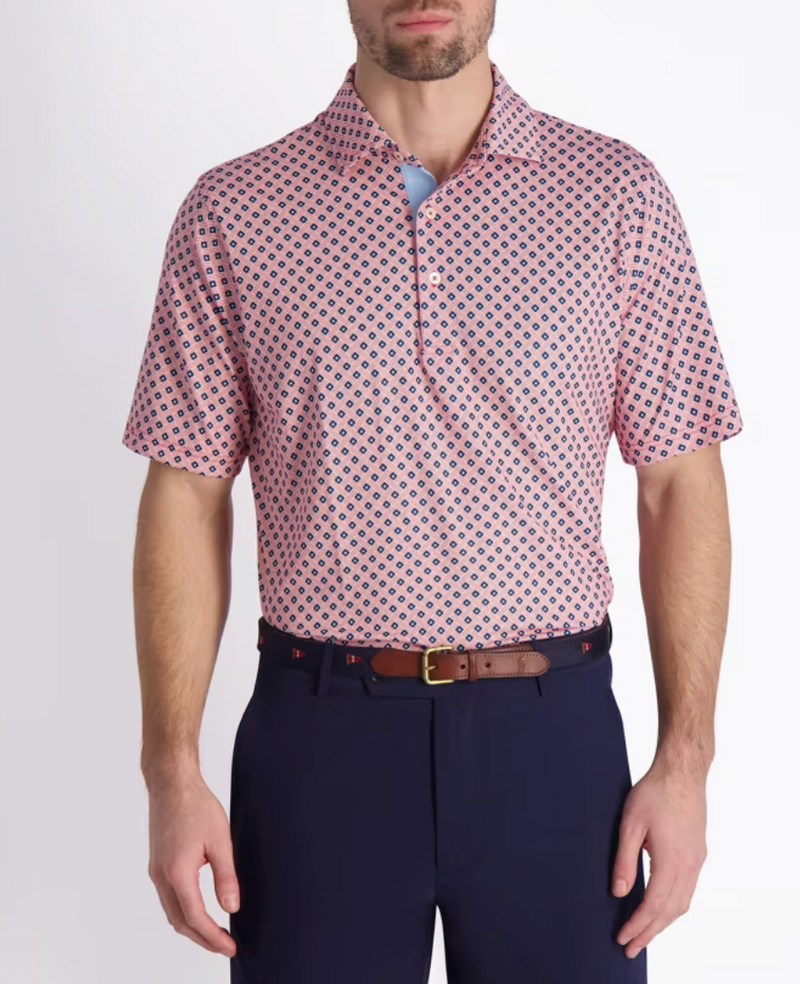 Fairway & Greene: Men's Francis Print Polo