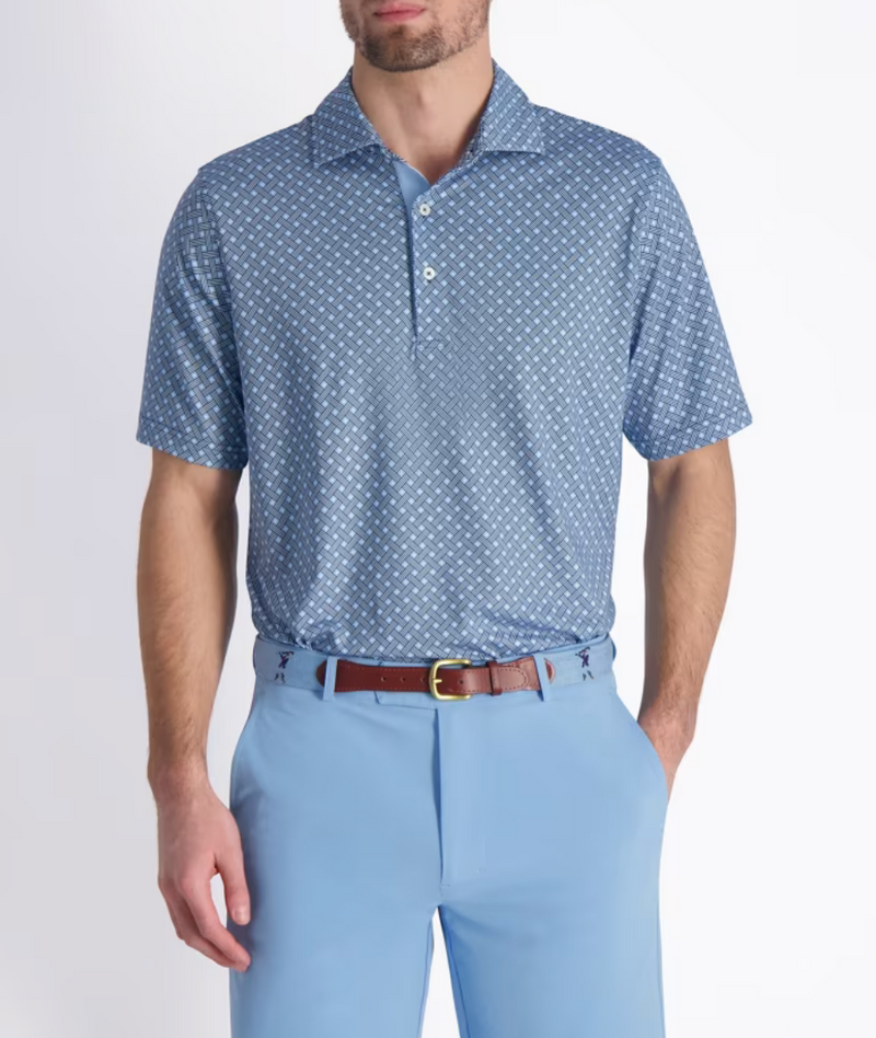 Fairway & Greene: Men's Francis Print Polo