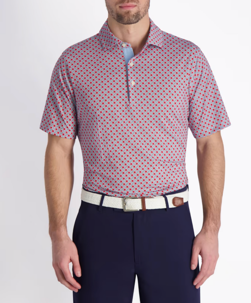 Fairway & Greene: Men's Francis Print Polo