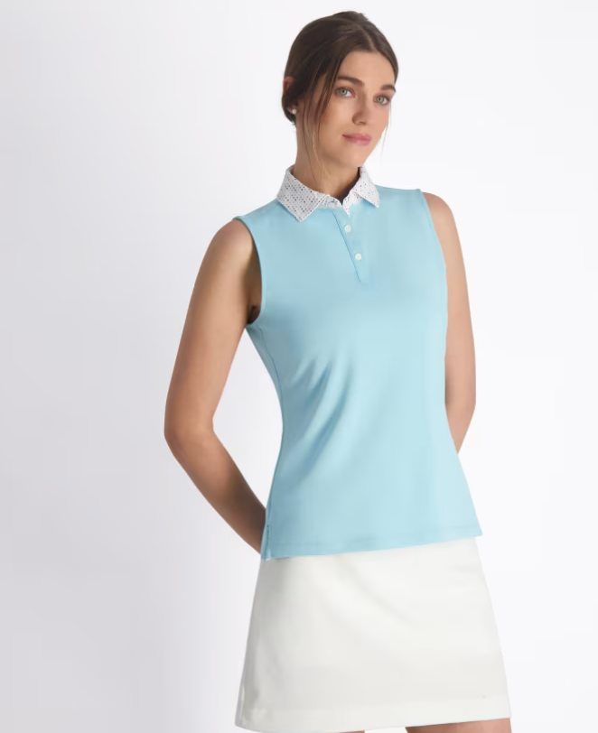 Fairway & Greene: Women's Liddie Sleeveless Polo