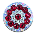 Blingo Ball Markers: Genuine Crystal Birthstone Ball Marker with Hat Clip