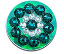 Blingo Ball Markers: Genuine Crystal Birthstone Ball Marker with Hat Clip