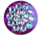 Blingo Ball Markers: Genuine Crystal Birthstone Ball Marker with Hat Clip