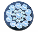 Blingo Ball Markers: Genuine Crystal Birthstone Ball Marker with Hat Clip