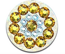 Blingo Ball Markers: Genuine Crystal Birthstone Ball Marker with Hat Clip