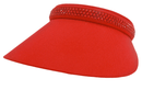 Dolly Mama: Ladies Audrey Clip-On Crystal Visor Hats