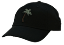 Dolly Mama: Ladies Rachel Crystal Cap - Palm Tree Hats