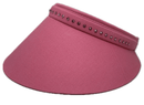 Dolly Mama: Ladies Marilyn Crystal Visor (Extra Large Brim) Hats