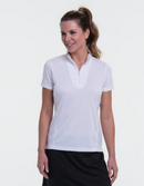 EP NY Golf: Women's Short Sleeve Convertible Zip Mock Polo - NS5110X