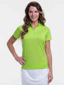 EP NY Golf: Women's Short Sleeve Convertible Zip Mock Polo - NS5110X