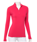 EP NY Golf: Women's Long Sleeve Zip Mock - NS5104X