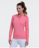 EP NY Golf: Women's Long Sleeve Zip Mock - NS5104X