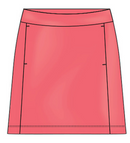 EP NY Golf: Women's Knit Skort With Back Mesh Pleat Detail - NS1001X