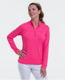 EP NY Golf: Women's Long Sleeve Zip Mock - NS5104X