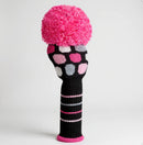 Just 4 Golf: Driver Headcover - Multi Dot - Pink, White, Black, & Grey