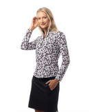SanSoleil: Ladies Solair Cool Ultra-Mesh Long Sleeve Zip Mock - 900653