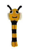 Sunfish: Hand Knit Headcover - Bee (Driver, Fairway, Hybrid, or Set)
