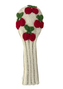 Sunfish: Hand Knit Headcover - Cherry (Driver, Fairway, Hybrid, or Set) (Copy)