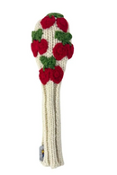Sunfish: Hand Knit Headcover - Cherry (Driver, Fairway, Hybrid, or Set) (Copy)