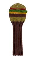 Sunfish: Hand Knit Headcover - Cheeseburger (Driver, Fairway, Hybrid, or Set) (Copy)