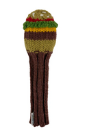 Sunfish: Hand Knit Headcover - Cheeseburger (Driver, Fairway, Hybrid, or Set) (Copy)