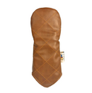 Sunfish: Duraleather Headcover (Driver, Fairway, Hybrid, or Set) - Brown Quilted