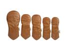 Sunfish: Duraleather Headcover (Driver, Fairway, Hybrid, or Set) - Brown Quilted
