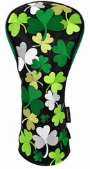 Shamrocks All-Over Embroidered Driver Headcover by ReadyGOLF