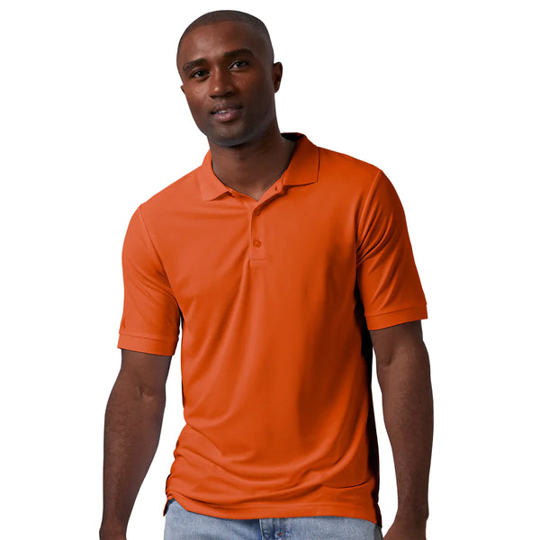 Antigua: Men's Dark Orange Legacy Pique 104271 Short Sleeve Polo (Size 2XL) SALE