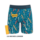 The Ski In Ski Out | Retro Ski Long Leg Ball Hammock® Pouch Underwear With Fly