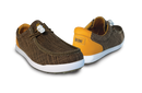SKŌNI Men's Golf Shoe Waterproof- Brown/Ochre