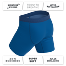 The Skydiver | Ocean Blue Long Leg Ball Hammock® Pouch Underwear With Fly