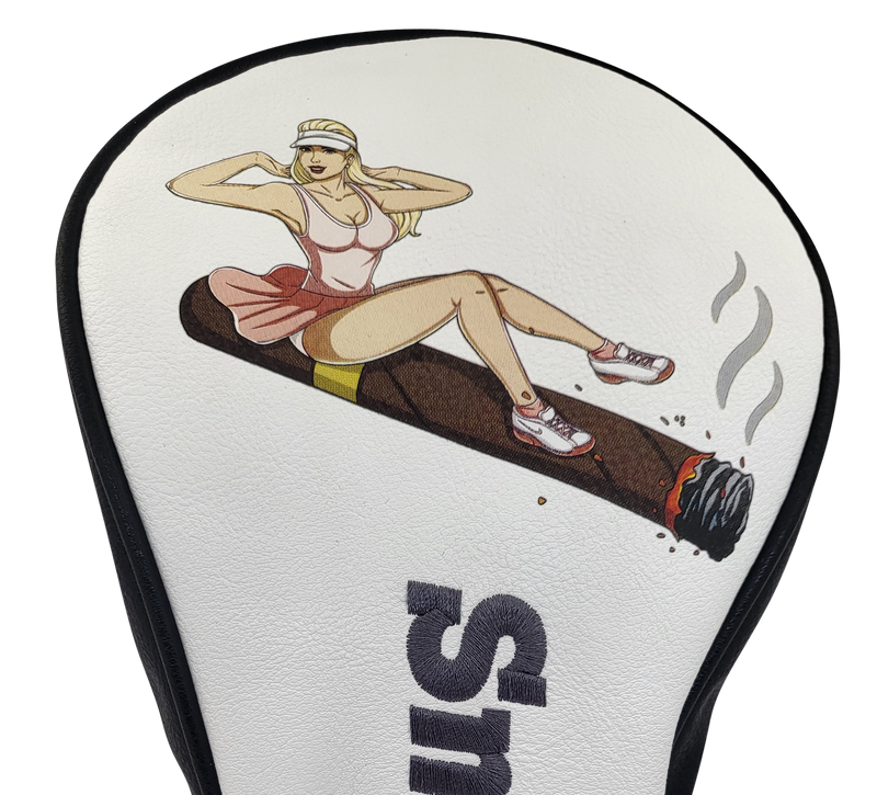 Smoked It! Embroidered Pinup Driver Headcover by ReadyGOLF