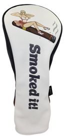 Smoked It! Embroidered Pinup Driver Headcover by ReadyGOLF