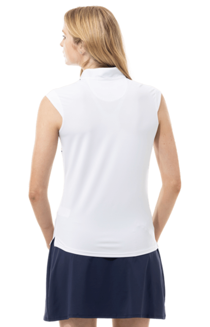 SanSoleil: Ladies UPF 50 SolCool Sleeveless Mock - 900471