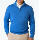 Fairway & Greene: Men's Baruffa Merino Quarter Zip Windsweater