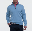 Fairway & Greene: Men's Baruffa Merino Quarter Zip Windsweater