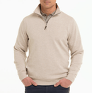 Fairway & Greene: Men's Baruffa Merino Quarter Zip Windsweater