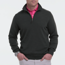 Fairway & Greene: Men's Baruffa Merino Quarter Zip Windsweater