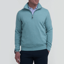 Fairway & Greene: Men's Baruffa Merino Quarter Zip Windsweater