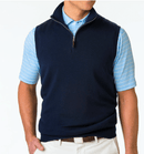 Fairway & Greene: Men's Baruffa Merino Quarter Zip Windvest