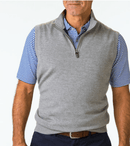Fairway & Greene: Men's Baruffa Merino Quarter Zip Windvest