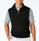 Fairway & Greene: Men's Baruffa Merino Quarter Zip Windvest