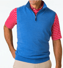 Fairway & Greene: Men's Baruffa Merino Quarter Zip Windvest